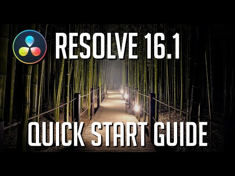 LEARN DAVINCI RESOLVE 16.1 IN 15 MINUTES - Quick Start Guide for Beginners