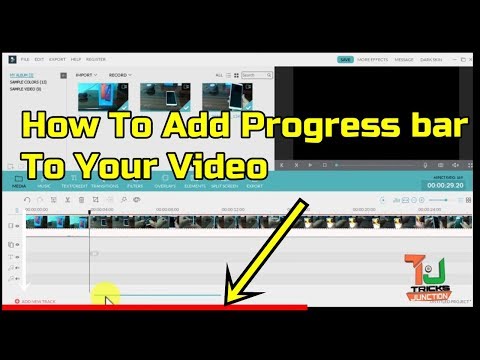How to add a progress bar to your video in Filmora like Gary Vee| Filmora Tutorial|