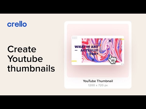 How to create Youtube thumbnails with Crello