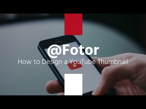 Design your own YouTube thumbnail has never been so easy at Fotor!